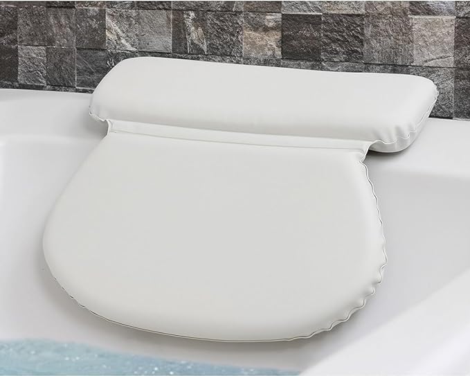 Epica Bath Pillow | Luxury Bathroom Accessories for Women & Men  Bathtub Decor  Bath Essentials | Non-Slip Waterproof Pillow with Strong Suction Cups  Hot Tub Neck Support  Bathtub Spa Pillow  Oval - Image 2